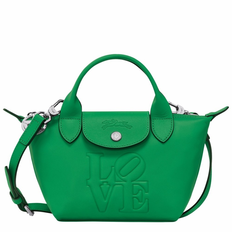 Green Longchamp Longchamp X Robert Indiana XS Women's Handbags